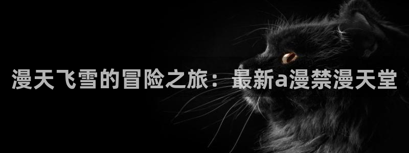 omofun在线：漫天飞雪的冒险之旅：最新a漫禁漫天堂